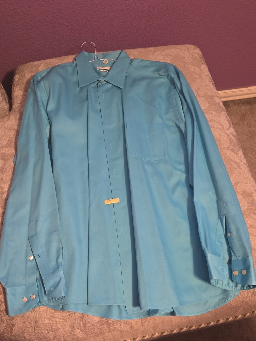 Geoffrey Beene Turquoise Blue Dress Shirt